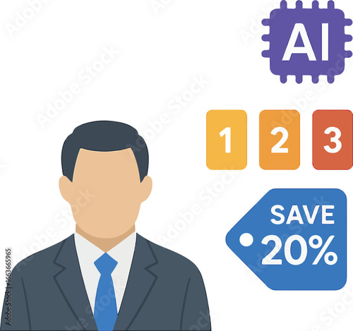 Product owner AI backlog priority Illustration