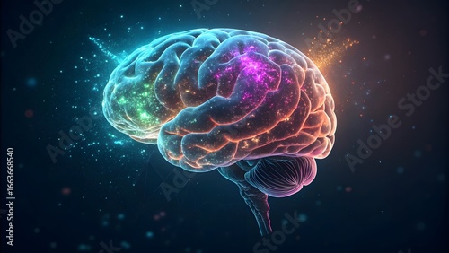 3d rendered illustration of human brain