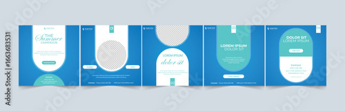Modern Editable Business Carousel Template for Social Media Post.