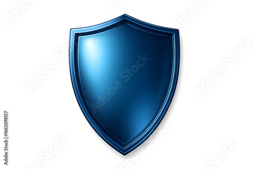 Blue metallic shield icon symbolizing protection, safety, cybersecurity, antivirus defense, privacy, online security and trust, isolated with modern glossy 3D design. Free Download Blue metallic shield icon symbolizing protection, safety, cybersecurity, antivirus defense, privacy, online security and trust, isolated with modern glossy 3D design. - GFXLoad