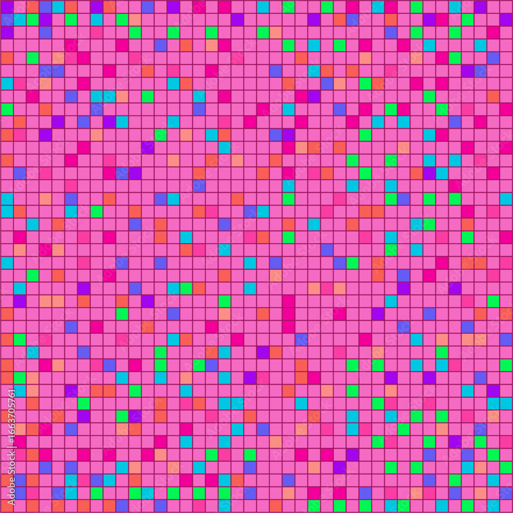 Fototapeta premium Wallpaper print abstract pattern background with squares geometrical art decor design