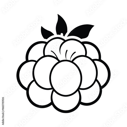 Cloudberry Vector Icon