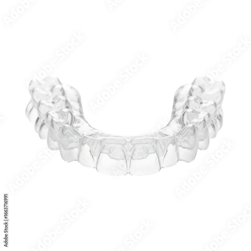 Clear retainer, transparent background PNG