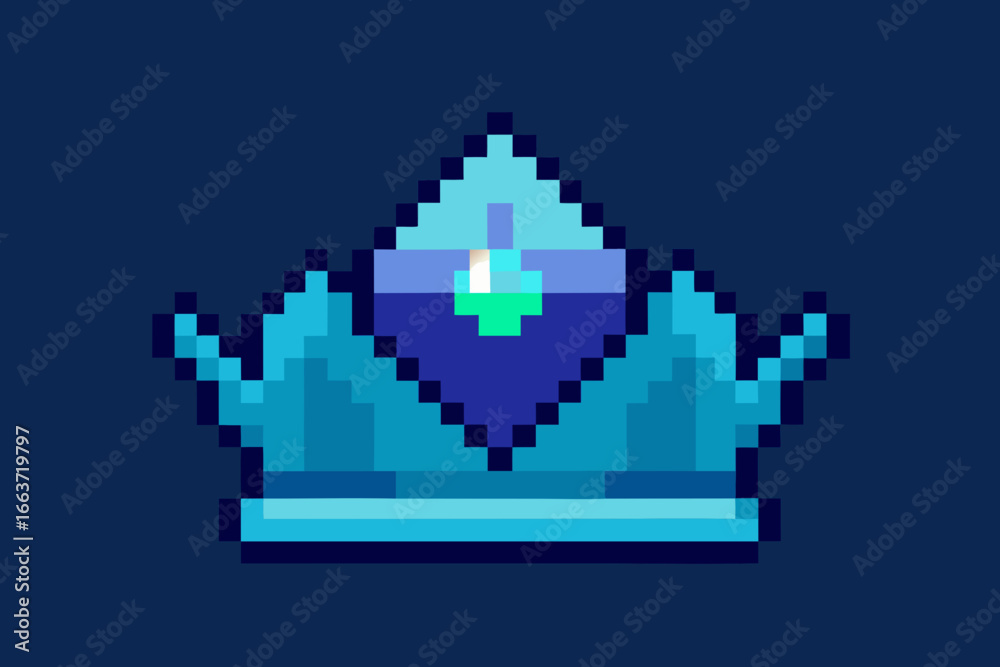 Obraz premium pixel art vector illustration