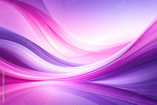 A premium background featuring graceful, flowing waves of magenta and purple with a luminous glow. The abstract design suggests a dynamic, 3D space with a sleek, futuristic aesthetic.