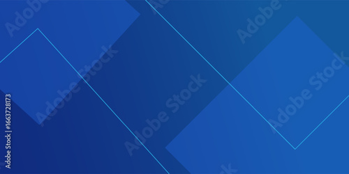 Abstract blue background. Geometric triangle background modern
