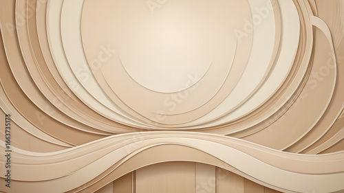 Elegant abstract background with minimalist style and curved gradient lines for professional use.