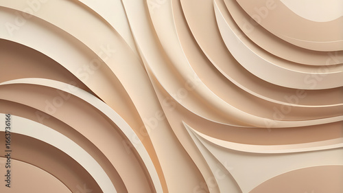 Elegant abstract background with minimalist style and curved gradient lines for professional use.