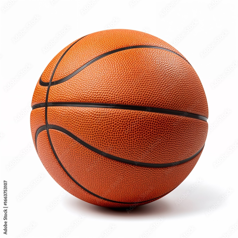 Fototapeta premium basketball ball isolated on white