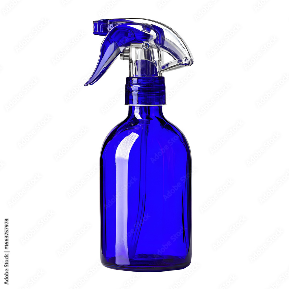 Fototapeta premium Blue spray bottle isolated
