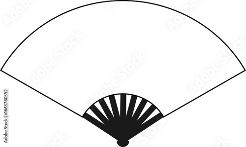 扇子の和風フレーム