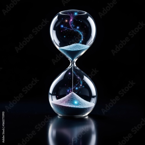 Cosmic Hourglass with Stellar Background