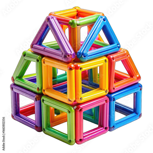 abstract colorful cube