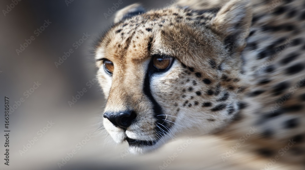 Cheetah close up portrait Cheetah close up portrait