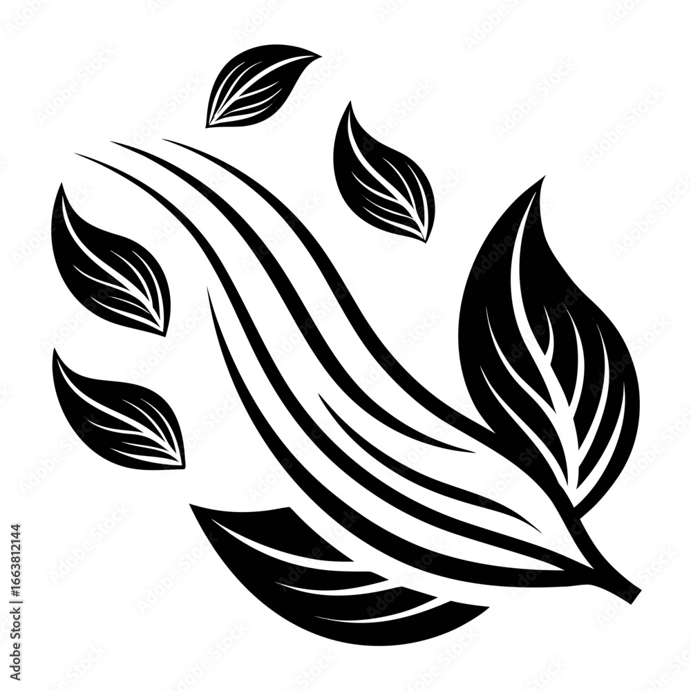 Fototapeta premium black and white tattoo design