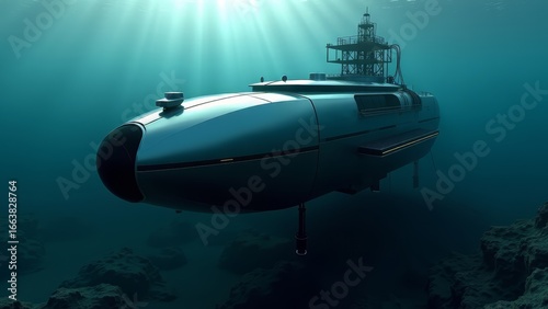 Wallpaper Mural Deep sea mining vessel in ocean environment Torontodigital.ca