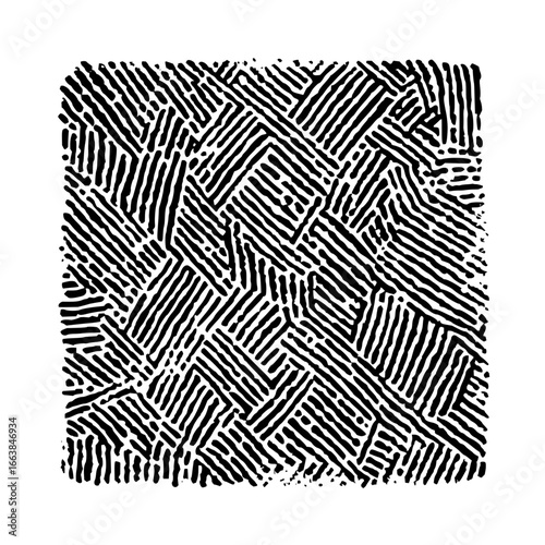 Abstract black and white lines pattern seamless vector background for textile design and wallpaper usage