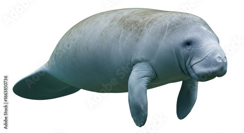 Photos Isolated Gray Manatee