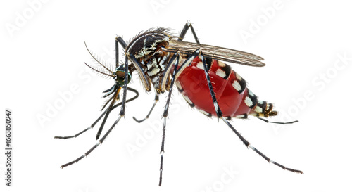 Принти на полотні Isolated Mosquito Blood Sucking