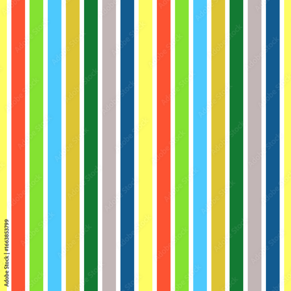 Obraz premium Retro Mix and Match Stripe 1 Seamless Repeat