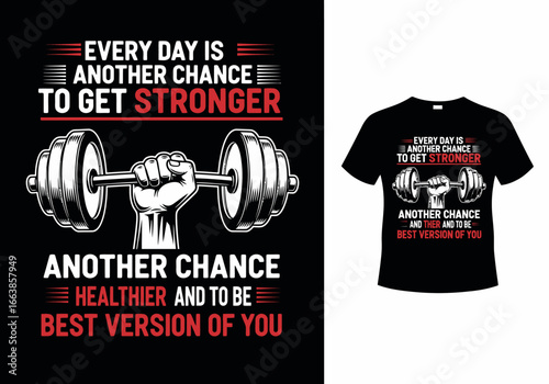 Every day is another chance to get stronger another chance healthier and to be best version of you