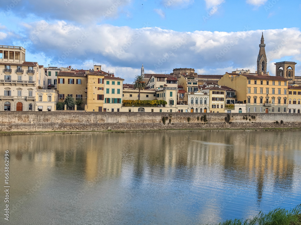 Fototapeta premium The Old Town of city of Florence, TItaly