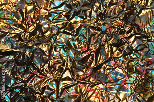 メタリックな抽象模様の背景素材