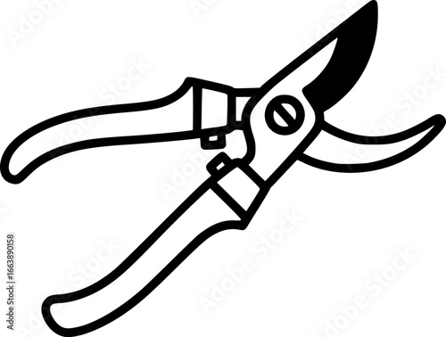 pruning shears icon vector illustration