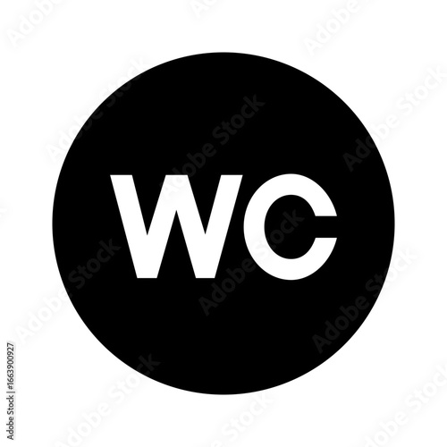 WC Circular Symbol