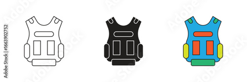  Military vest is a tactical garment, offering ballistic protection and carrying essential equipment for soldiers in combat.