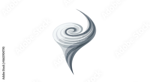 Stylized vortex illustration showcasing dynamic flow, energy, and abstract design elements, capturing a sense of swirling movement and ethereal