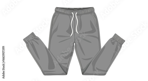 Modern graphite joggers with drawstring waist and elasticated cuffs for lounging and streetwear style inspiration
