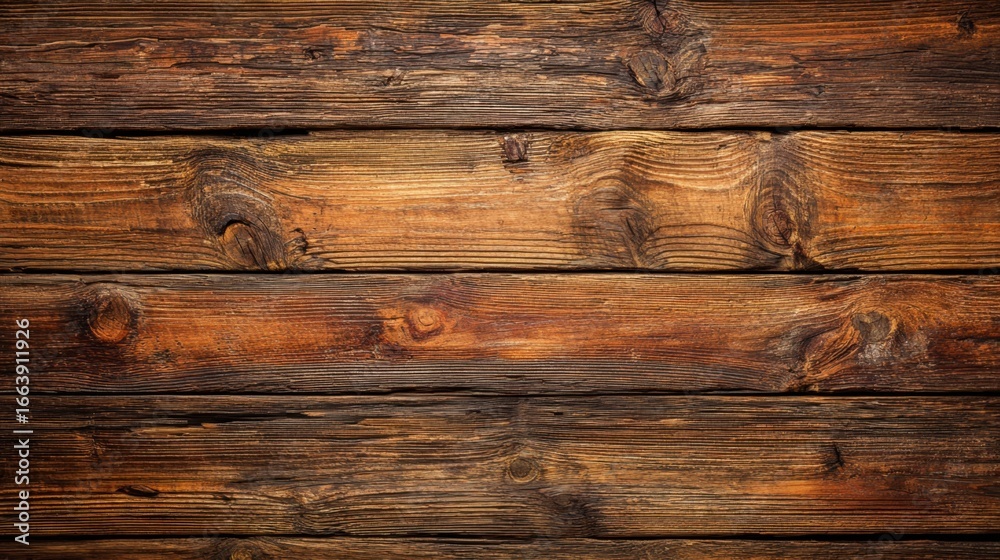 Fototapeta premium Rustic Wooden Plank Background with Natural Grain and Texture for Interior Design and Craft Projects