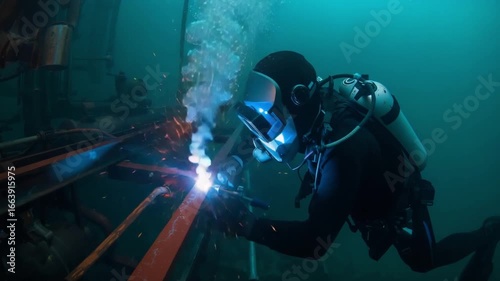Underwater Welding:  Expert Repairs Deep Below