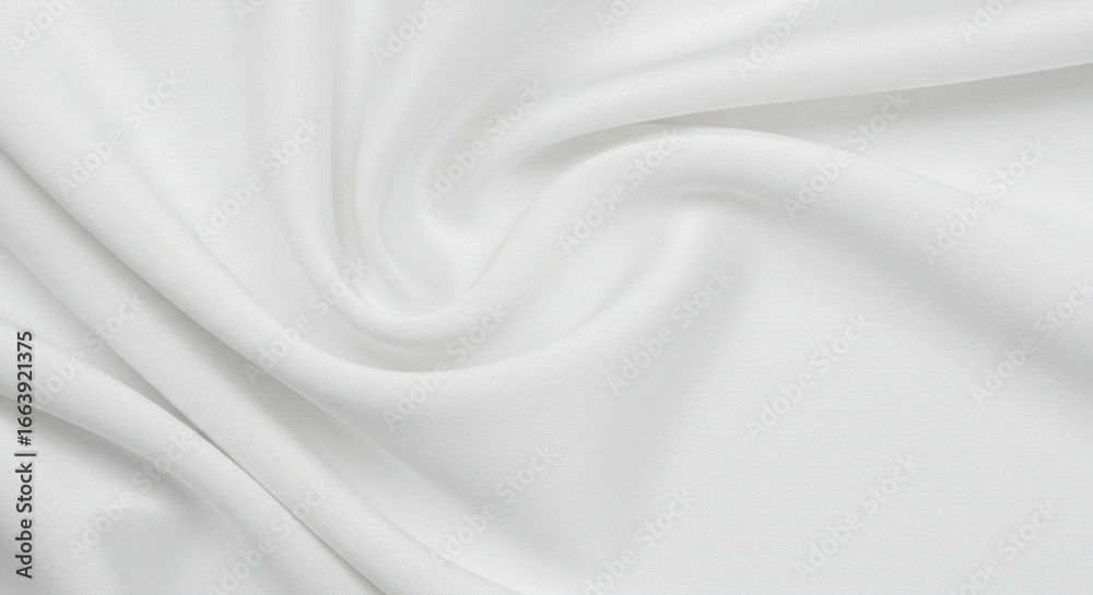 Obraz premium White Fabric Texture Background - Seamless Textile Material