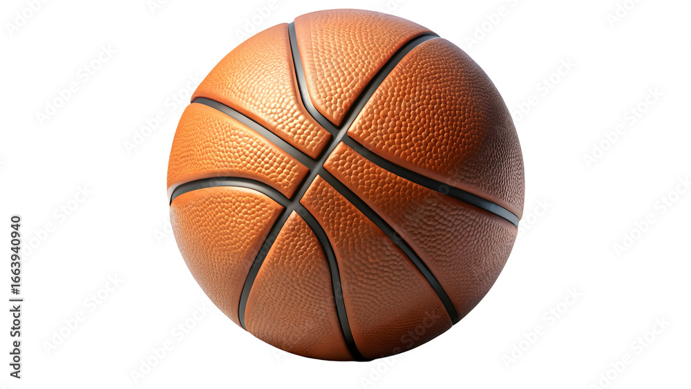 Fototapeta premium basketball isolated on white