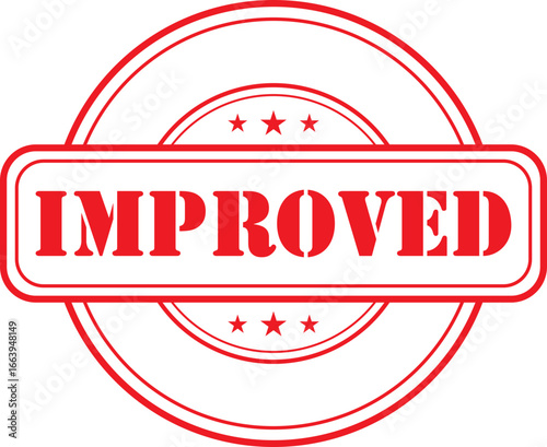 improved Rubber Stamp Vector Template	