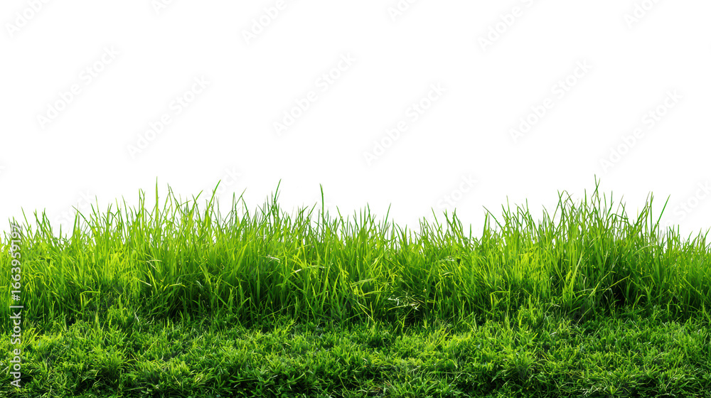 Fototapeta premium Lush green grass, vibrant and fresh, perfect for landscaping projects.