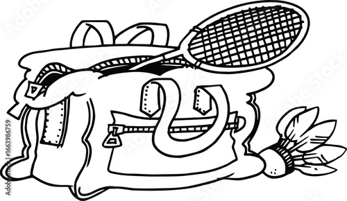 Dynamic badminton sports banner design featuring rackets shuttlecocks and court elements in vibrant cmyk colors for promotional advertisements