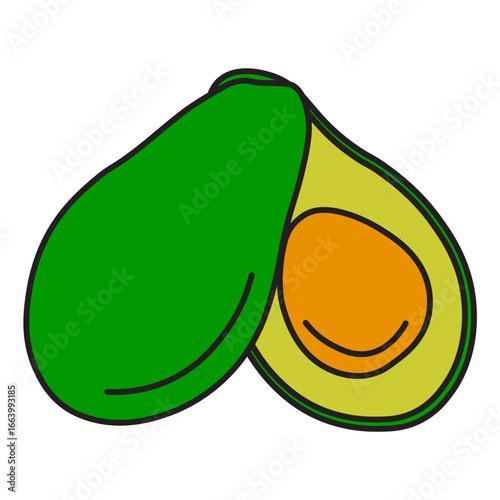 illustration of fruit vector pattern cartoon.