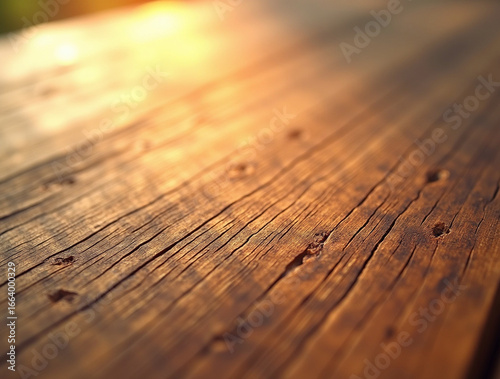 Warm Rustic Close up Old Wooden Surface Texture and Background