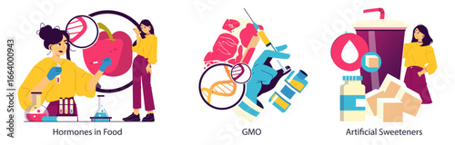 Exploring Hormones, GMOs, and Artificial Sweeteners