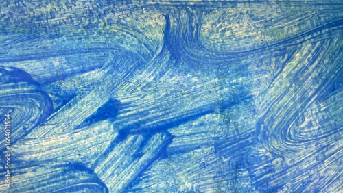 Background with brushstrokes, background painted with transparent blue paint, blue analog background, blue banner, background with brushstrokes, banner
