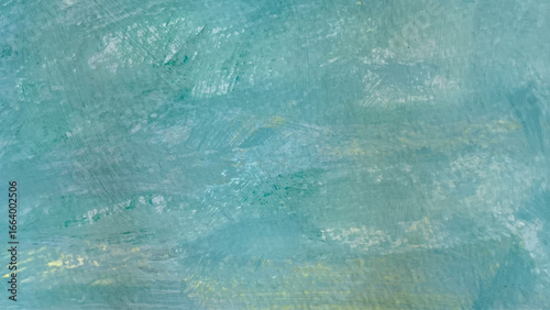 Analog material with blue brushstrokes texture, light blue background material, hand painted background in watercolor, banner