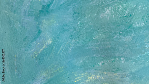 Analog material with blue brushstrokes texture, light blue background material, hand painted background in watercolor, banner