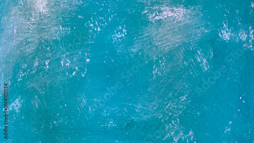 Analog material with blue brushstrokes texture, light blue background material, hand painted background in watercolor, banner