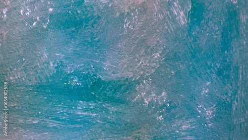 Analog material with blue brushstrokes texture, light blue background material, hand painted background in watercolor, banner