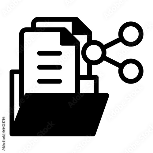 Share Transfer Distribution (Mixed Icon Style)