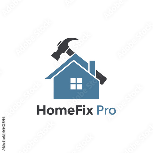 Home Fix Pro logo featuring a house and hammer.