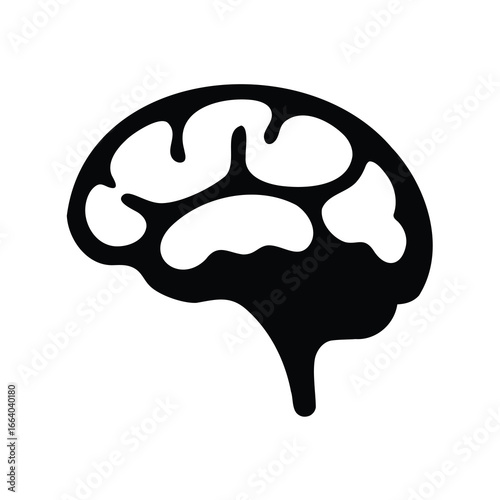 Artificial intelligence brain symbolizes future transportation innovation and autonomous vehicle technology silhouette